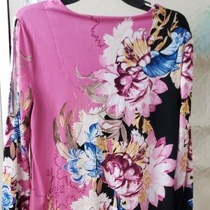 NWT JMCollection Multicolored Blouse; P/M; $55
